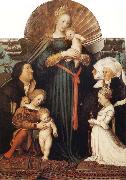Hans holbein the younger Madonna of Mercy and the Family of Jakob Meyer zum Hasen USA oil painting artist